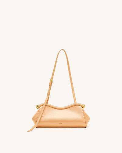 Naomi Sac d'épaule incurvé en satin - Or champagne - JW PEI - Modalova