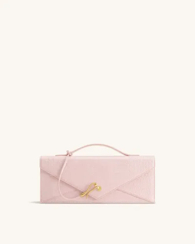 Celeste Sac à main enveloppe - Rose effet croco - JW PEI - Modalova
