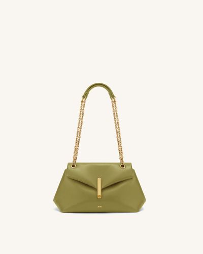 Valerie Sac porté épaule à rabat et chaîne - Vert olive - JW PEI - Modalova