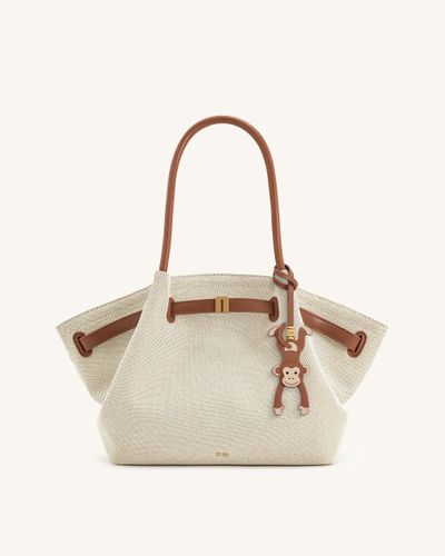 Breloque de sac Singe suspendu - Marron - JW PEI - Modalova