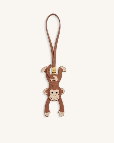 Breloque de sac Singe suspendu - Marron - JW PEI - Modalova