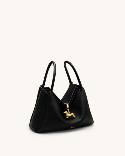 Maelle Sac à double poignée avec breloque teckel - Noir - JW PEI - Modalova