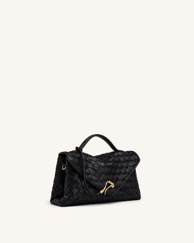Celeste Sac pochette tissé - Noir - JW PEI - Modalova
