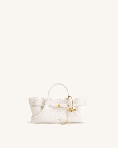 Maeve Sac cabas à breloque en métal teckel - Blanc - JW PEI - Modalova