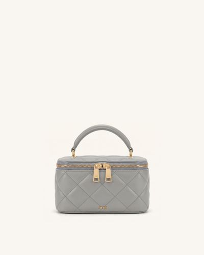 Vivienne Sac vanity matelassé à poignée supérieure - Gris - JW PEI - Modalova