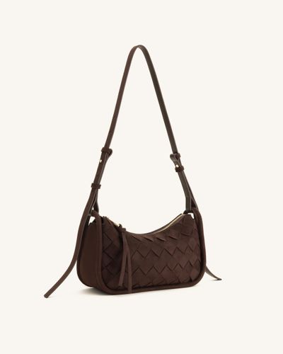 Zirelle Sac hobo en suédine tissée - Marron - JW PEI - Modalova