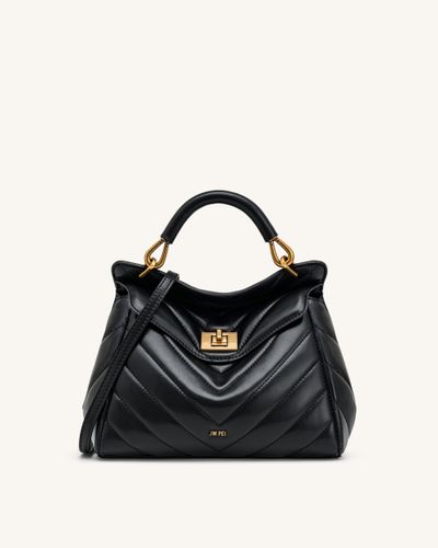 Lucia Sac classique à poignée supérieure - Noir ébène - JW PEI - Modalova