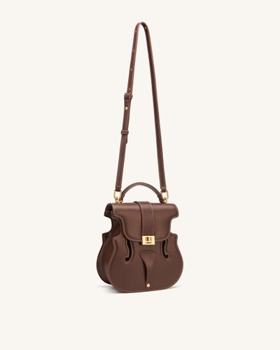 Sac à main en forme de violon - Marron foncé - JW PEI - Modalova
