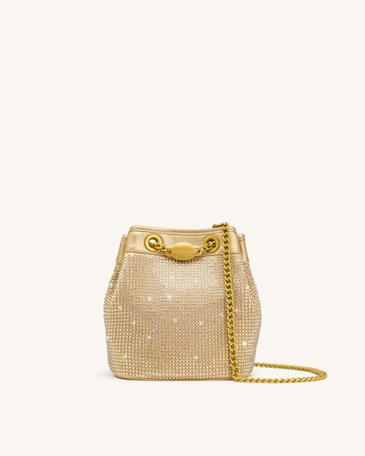 Yara Sac seau en cristaux artificiels - Champagne - JW PEI - Modalova