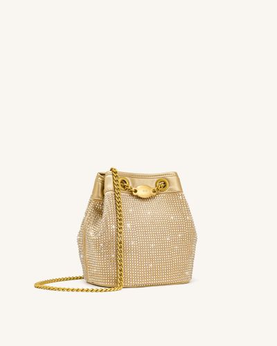 Yara Sac seau en cristaux artificiels - Champagne - JW PEI - Modalova