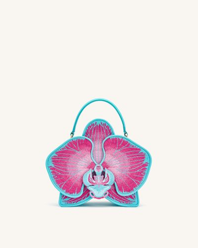 Flora Sac à poignée supérieure en forme d'orchidée - Rose Bleu - JW PEI - Modalova