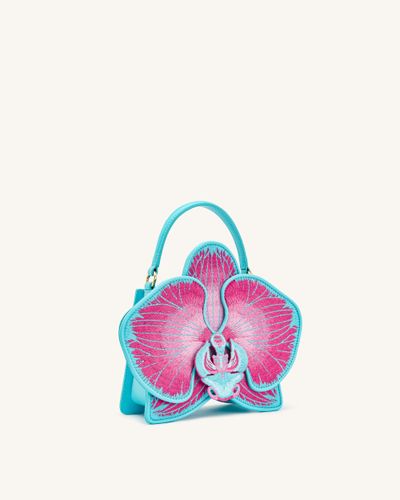 Flora Sac à poignée supérieure en forme d'orchidée - Rose Bleu - JW PEI - Modalova