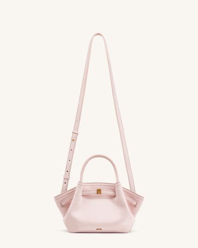 Mini sac cabas en similicuir Hana - Rose - JW PEI - Modalova