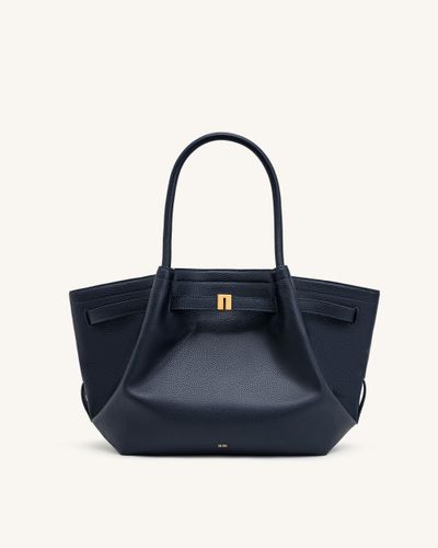 Sac cabas moyen Hana - Bleu marine - JW PEI - Modalova