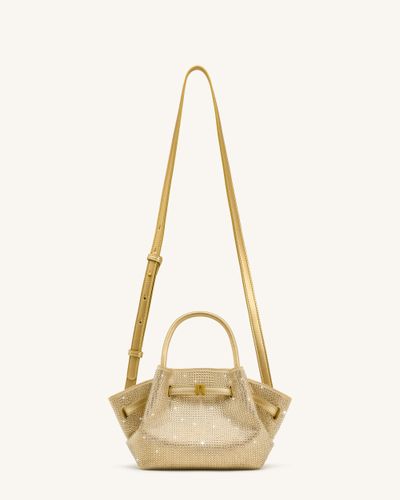 Hana Mini sac cabas en cristal artificiel - Champagne - JW PEI - Modalova
