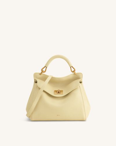 Lucia Sac à main classique à poignée supérieure - Jaune clair - JW PEI - Modalova