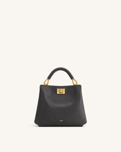 Lucia Sac à poignée supérieure effet éléphant - Gris ardoise - JW PEI - Modalova