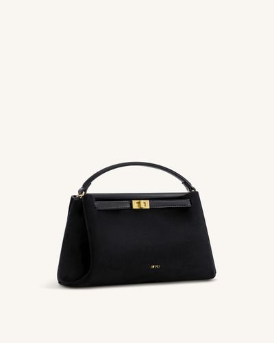 Carmen Sac à main en suédine - Noir - JW PEI - Modalova