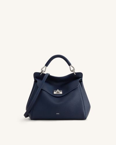Lucia Sac à main classique à poignée supérieure - Bleu marine - JW PEI - Modalova