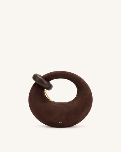 Abacus Sac mini à poignée supérieure en faux daim - Marron chocolat - JW PEI - Modalova