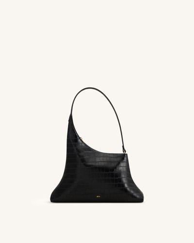 Lyra Sac à bandoulière - Noir Croco - JW PEI - Modalova