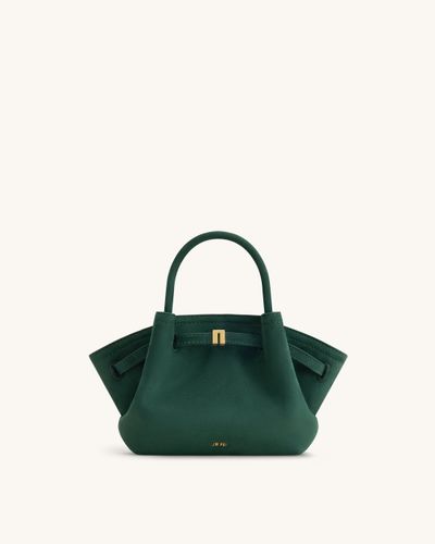 Mini sac cabas en similicuir Hana - Vert forêt - JW PEI - Modalova