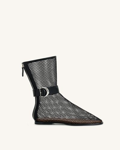 Bottes en mesh Sophia - Noir - JW PEI - Modalova