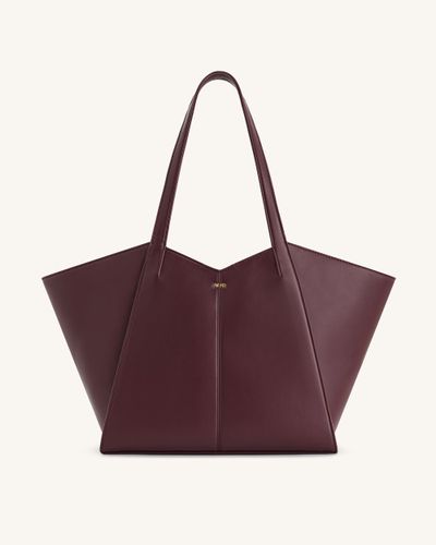 Sac cabas grande capacité Kiana – Bordeaux foncé - JW PEI - Modalova