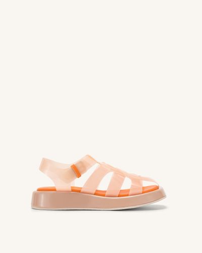 Piper sandales à plateforme - Beige & Orange - JW PEI - Modalova