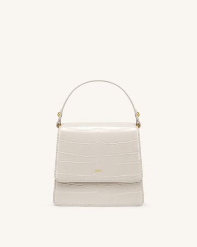 Sac à main Fae - Beige Effet Croco - JW PEI - Modalova