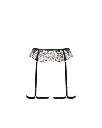 Rosalie Garter Belt Thigh Harness Black/Sheer - Bluebella - US - Modalova