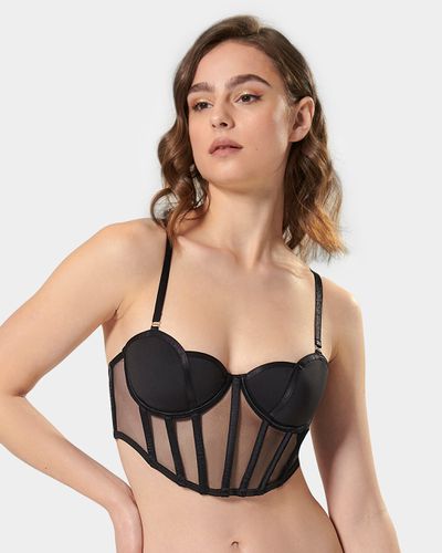 Rowan Bustier Black - Bluebella - US - Modalova