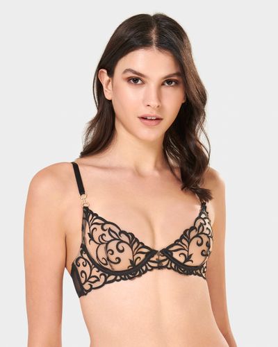 Harriet Eco Bra Black/Sheer - Black / 30A - Bluebella - US - Modalova