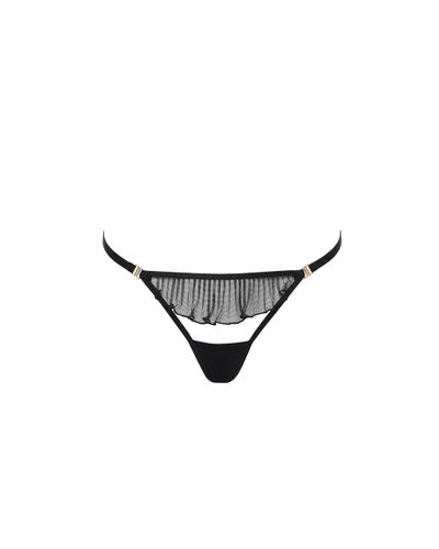 Matisse Sheer Open Thong Black - Bluebella - US - Modalova