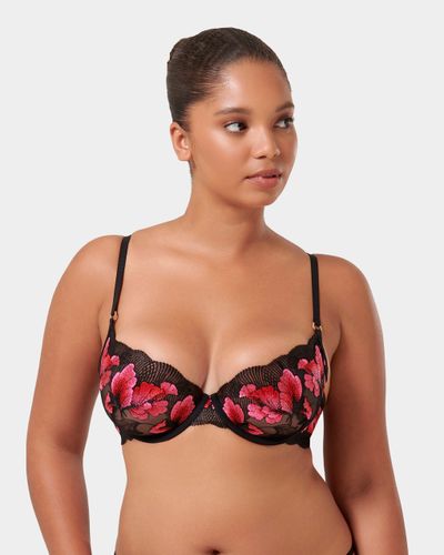 Vivienne Floral Embroidered Bra Pink - Pink / 30A - Bluebella - US - Modalova
