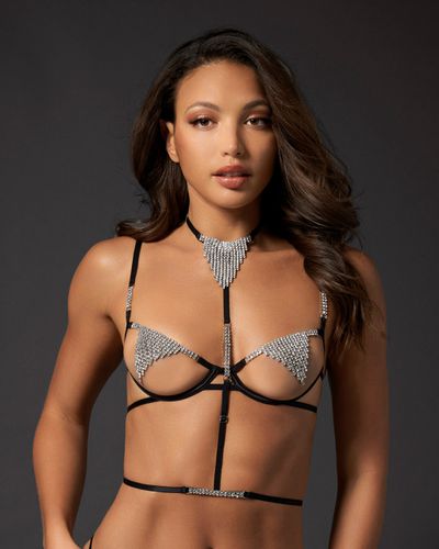 Susu Harness Black/Silver - Bluebella - US - Modalova