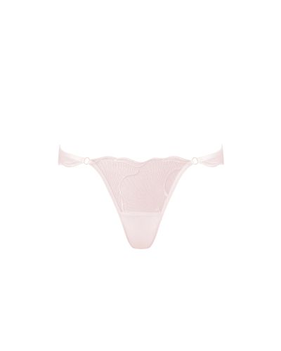 Marabel Embroidered Sheer Thong Pearl Pink - Bluebella - US - Modalova