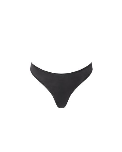 Verona Satin Thong Black - Bluebella - US - Modalova