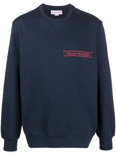 Cotton Sweatshirt With Logo - Alexander McQueen - Modalova