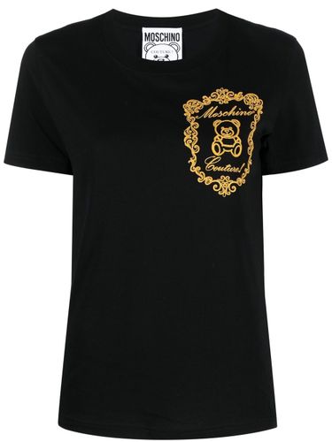 MOSCHINO - Cotton T-shirt With Logo - Moschino - Modalova