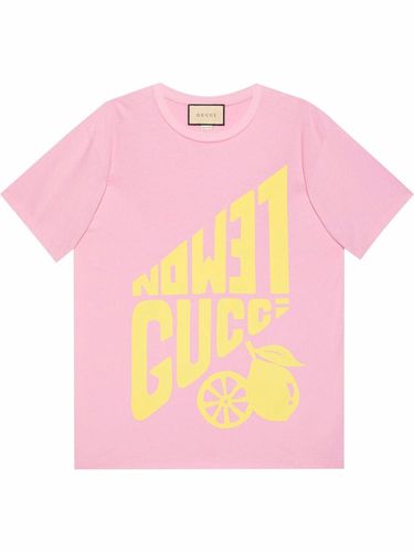 GUCCI - Cotton Logo T-shirt - Gucci - Modalova
