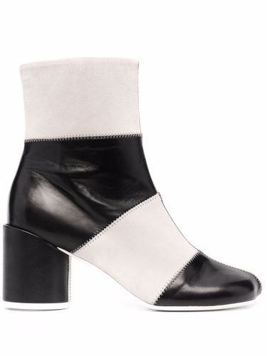 Tabi Leather Ankle Boots - MM6 Maison Margiela - Modalova