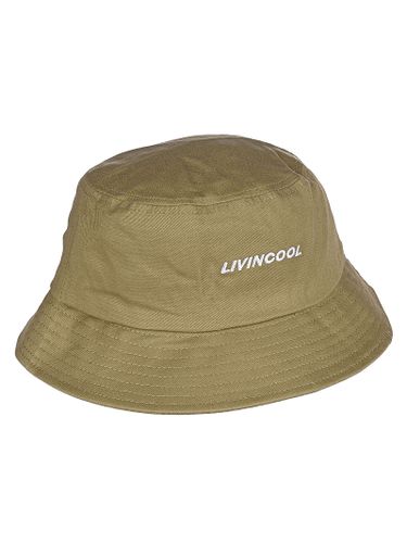 LIVINCOOL - Cotton Logo Bucket Hat - Livincool - Modalova