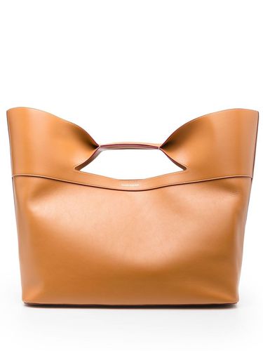 The Bow Large Leather Tote Bag - Alexander McQueen - Modalova
