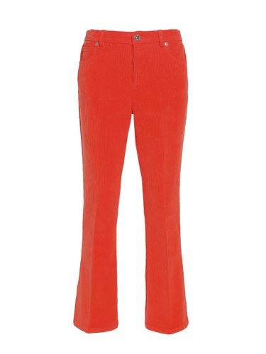 Velvet Cropped Flared Trousers - I Love My Pants - Modalova