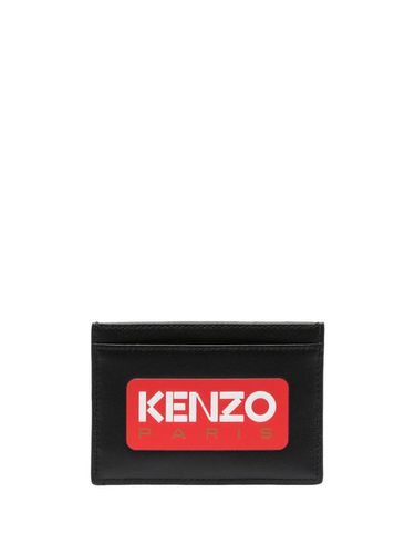 Logo Leather Credit Card Case - Kenzo - Modalova