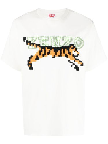 Pixel Print Oversized T-shirt - Kenzo - Modalova