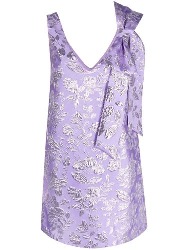 PAROSH - V-necked Mini Dress - Parosh - Modalova