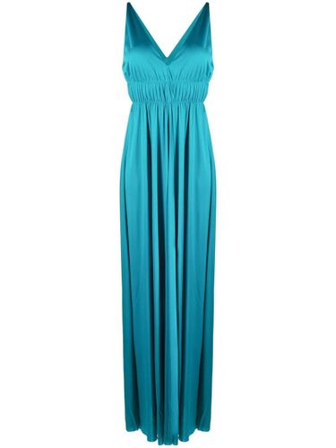 PAROSH - V-necked Long Dress - Parosh - Modalova