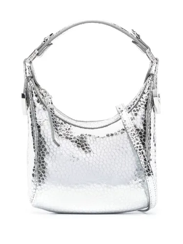 Cosmo Metallic Leather Handbag - By Far - Modalova